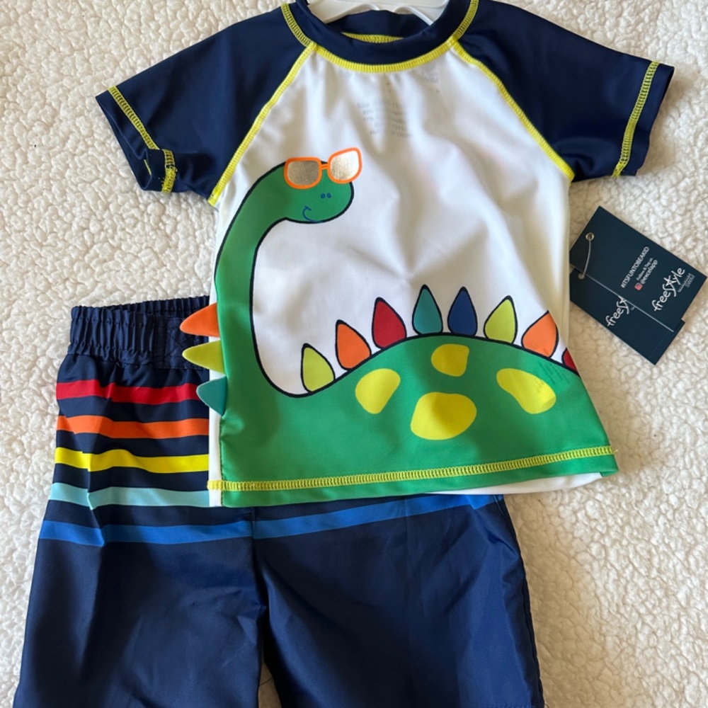 Toddler Dinosaur swimming trunks